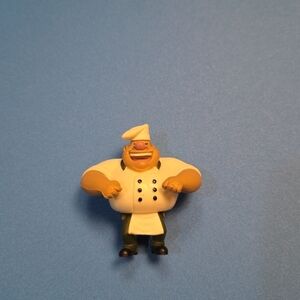 Chef Figurine with White and Black Outfit